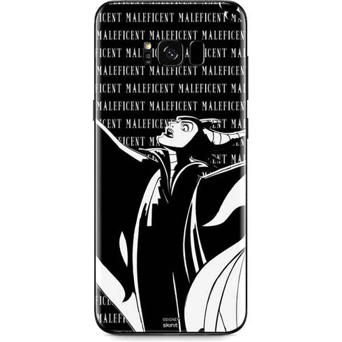 Disney Villains Maleficent Black and White Galaxy S8 Plus Skin